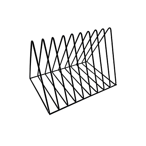 Vinyl Record Storage Holder Stand - Premium Wire Rack for Lp Album records (2pack)