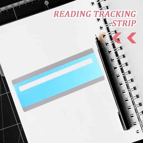 8Pcs Guided Reading Strips Colored Highlight Bookmarks Reader Bookmark Line Trackers for Kids Dyslexia Reading Strips Tools