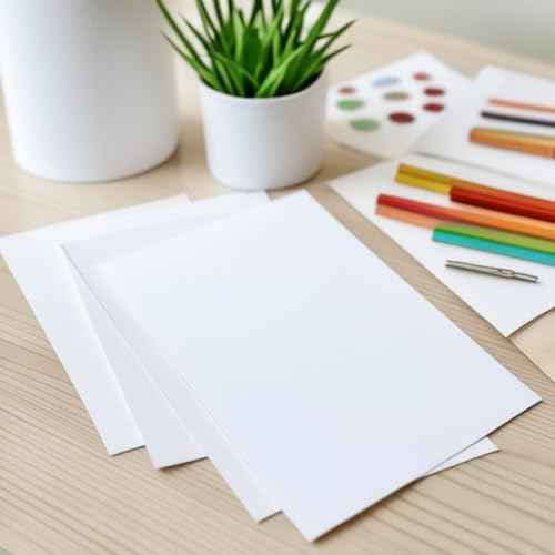 70lb Luxury Resume Paper, Bright White 8.5" x 11" Business Paper | 100 Sheets, Perfect for for Resumes, Letterhead, Invitations, and Professional Documents