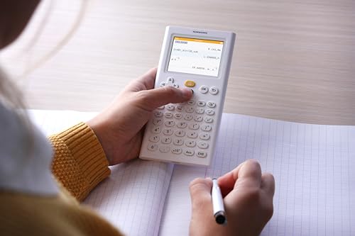 NumWorks Small Graphing Calculator - High-Resolution Color Screen, Multi-Language, Rechargeable Battery