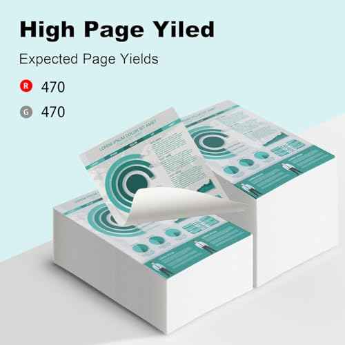 314XL G/R Remanufactured Ink Cartridges for epson 312xl Ink cartridges T314 314XL Work with Expression Photo XP-15000 XP-8500 XP-8600 Printer (Gray/red)