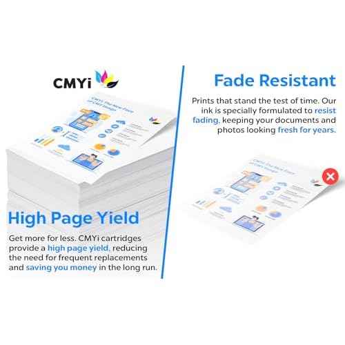 LC203 Replacement Combo Pack Ink Cartridges for Brother DCP-J4120DW, MFC-J4320DW, J4420DW, J460DW, J4620DW, J4625DW, J480DW, J485DW, J5320DW Printers (2 Black, 2 Cyan, 2 Magenta, 2 Yellow)