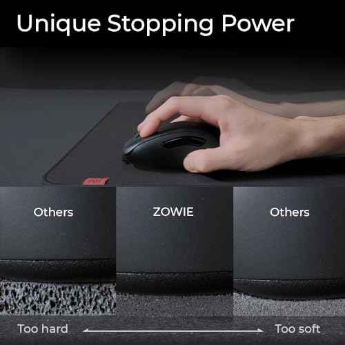 BenQ G-SR-SE Bi Large Esports Gaming Mouse Pad, Humidity Resistance Color Cloth, Smooth Glide Feeling with Steady Control, Non-Stitched Edges, Uniform high-Density Rubber