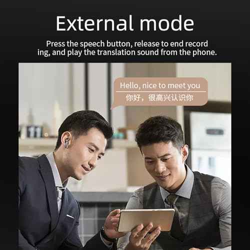 Translation Earbuds Real Time, 3 in 1 Language Translator Earbuds in Real Time 144 Languages & Accents, Translation Headphones Wireless Bluetooth, Ai Translating Earbuds (Diamond Black, 1 Pack)