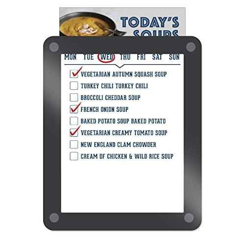 Iceberg 31130 Clarity Glass Custom Print Dry Erase Board, 11.0"x13.5", Transparent