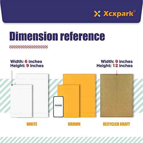 250 PCS 6x9 inches Security Catalog Envelopes Printable Self Seal Envelopes, Anti Tear brown Kraft Envelopes for Invitation Cards, Pictures, Photos, Documents