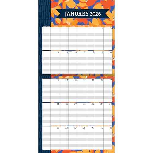 TF Publishing 2026 Mom's Manager Wall Calendar - Large Grids for Appointments and Scheduling - Vertical Monthly Wall Calendar 2026 with Premium Matte Paper for Home and Office Organization - 12x12in
