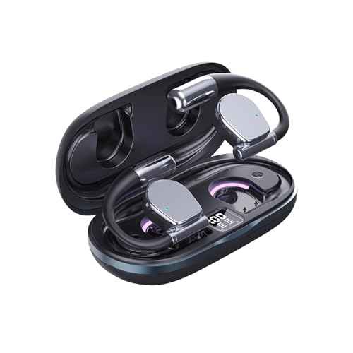 AI Translation Earbuds Real Time, 144 Language Translator Earbuds for iOS and Android 3-in-1 Translation Headphones Translating Device for Learning Business Travel (Black) (Black-10)