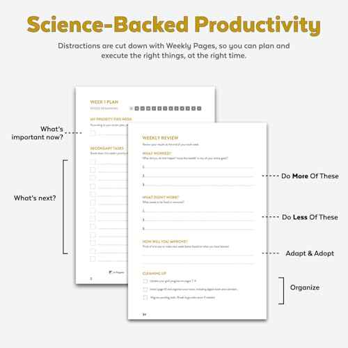 Undated 13-Week Planner to Increase Productivity, Destroy Procrastination, and Time Management. Track Success Habits and Goals, Daily and Weekly
