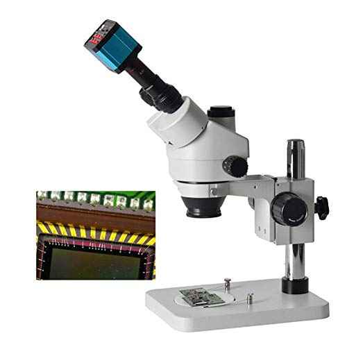 37MP 1080P 60FPS USB Microscope Camera with Conversion Adapter, 100-240V Video Industry Digital C Mount Microscope Camera (US Plug)