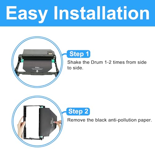 LCL Remanufactured Drum Unit Replacement for Lexmark E260X22G for E260d 260dn 360d 360dn 363 364 463 464 466 460dn 460dw X264 Printer(1-Pack Black)