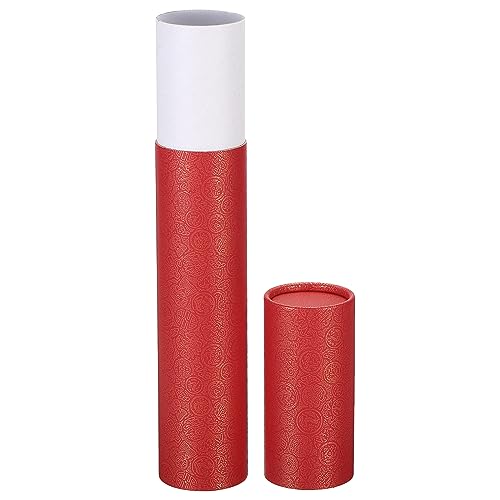 PATIKIL 2 Inch x 13 Inch Red Poster Tube - Portable Art & Document Storage