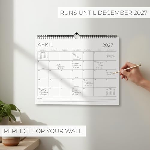 2026-2027 Wall Calendar - Yearly Planner for Office & Home, 14.5x11.5"