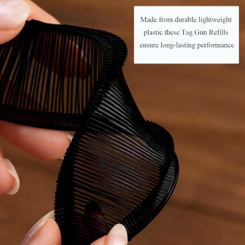 2.56 Inch 65mm 1000P Tagging Gun Fasteners for Clothing - Black, Ckyleole