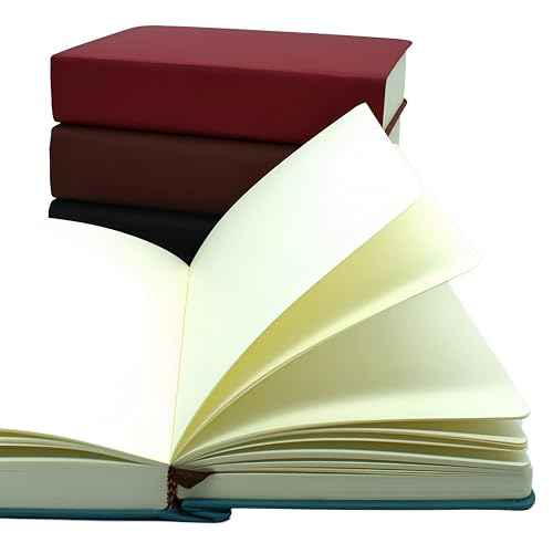 jooact Thick Sketchbook 660 Pages Notebook Soft Faux Leather Cover Journal 80GSM Paper Notepad Drawing Book Memo Writing Sketch Pad Diary Notebook