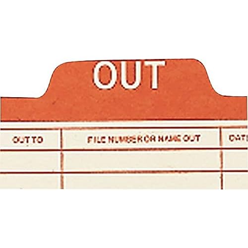 Smead Out Guide Printed Forma Style, 1/5-Cut Tab Center Position, Guide Height, Legal Size, Manila, 100 per Box (53910)