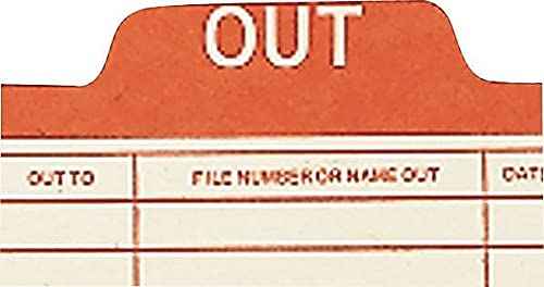 Smead Out Guide Printed Forma Style, 1/5-Cut Tab Center Position, Guide Height, Legal Size, Manila, 100 per Box (53910)