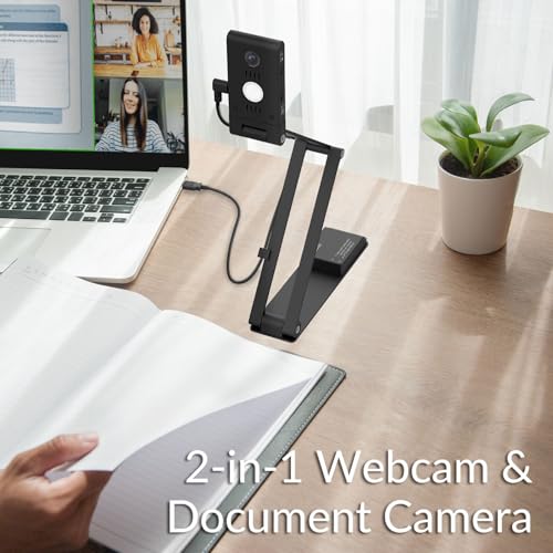 Innex DC500 16MP 4K Document Camera & Webcam with Autofocus - Portable