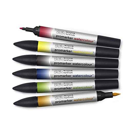Winsor & Newton ProMarker Set, 12 Count, Tattoo Tones