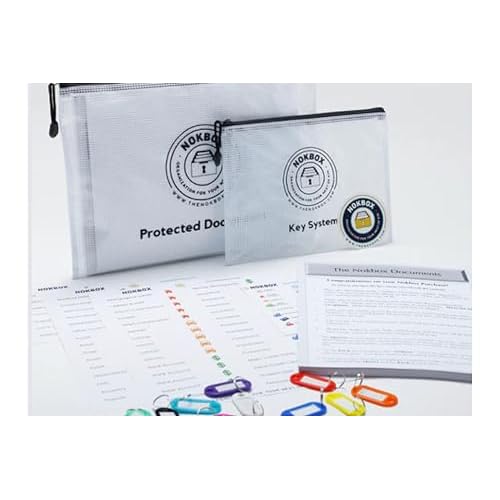 The Nokbox Lite ? DIY Estate Planning Organizer & Emergency Kit | Home & Office Organization, Document Organizer for Families, Legacy Planning, Next of Kin, Paper Clutter Solution