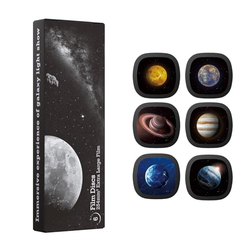 Ainael Solar System Galaxy Projector Disc Set - 5K Ultra HD Slides for Home Planetarium