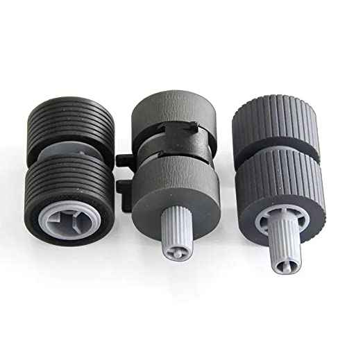 Scanner Pick Roller Brake Roller Replacement Kit for Fujitsu fi-5750 fi-5650 fi-6770 fi-6670 fi-6750 fi-6770A fi-6670A fi-5750C fi-5650C,Pick Roller Brake Roller