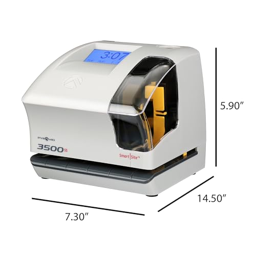 Pyramid Time Systems 3500SS Employee Punch Clock & Date Stamp