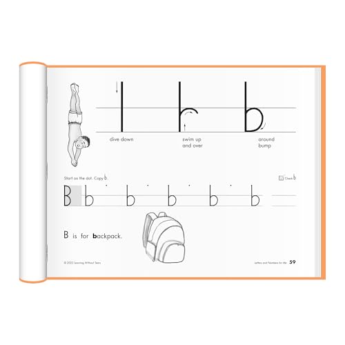 Learning Without Tears Kindergarten Letters & Numbers Workbook - Student Edition