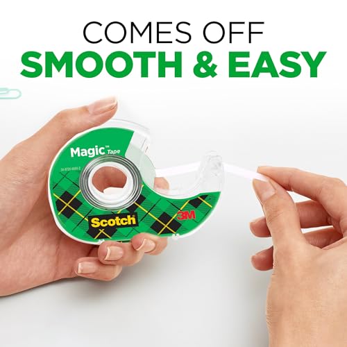 Scotch Magic Invisible Tape Refill Pack - 6 Rolls with Dispensers