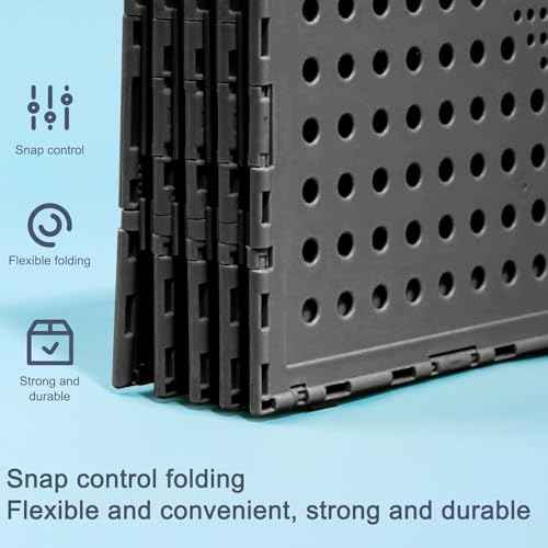 deli 2 Pack 4 Vertical Compartment Binder Holder for Desk Organizer Collapsible Magazine File Holder Adjustable Sturdy Binder Storage Organizer for Office School Home-Black