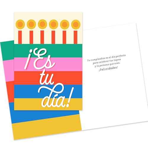 Hallmark Business Bulk 25 Pack Assorted Spanish Birthday Cards for Employees & Customers (Feliz Cumplea?os), 5 x 7 Cards, Message Inside, Envelopes Included