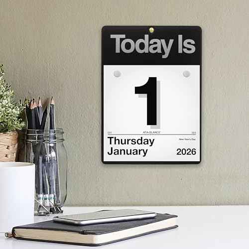 AT-A-GLANCE 2026 ¡°Today Is¡± Daily Wall Calendar Refill, 6" x 6", Small (K15026)