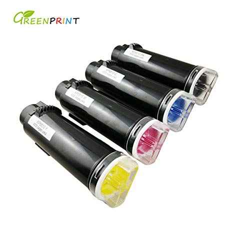 4 Packs 6510 6515 Compatible Toner Cartridges[ Extra High Yield ] 5500 Pages BK, 4300 Pages CMY for Xerox Phaser Printers 6510dni 6510dnm 6510n 6510dn WorkCentre 6515dni 6515dnm 6515 6515n 6515dn