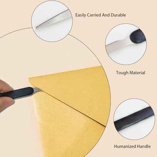 4 Pcs Letter Opener, Stainless Steel Letter Opener Knife, Stainless Steel Hand Envelope Slitter, Stainless Steel Envelope Openers, Lightweight Mail Slitters Letter Knives, Office Letter Opener