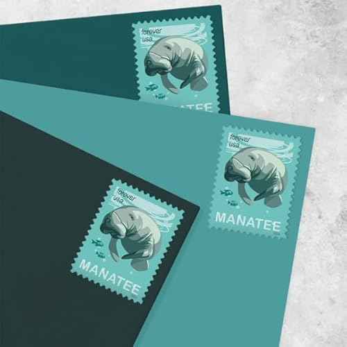 Save Manatees (Booklet of 20) First-Class Mail Forever Postage Stamps Scott #5851