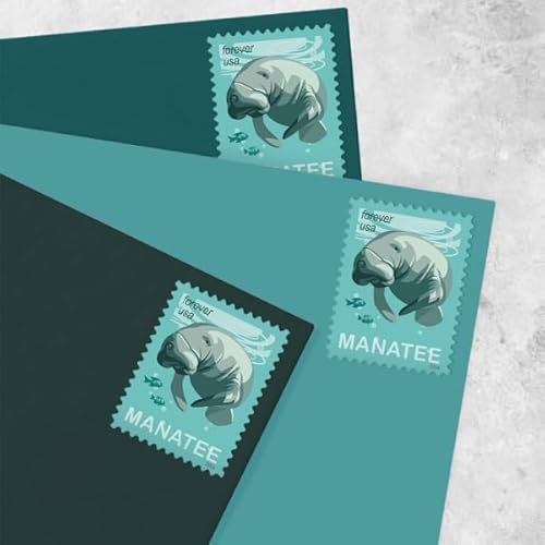 Save Manatees (2 Booklets of 20) First-Class Mail Forever Postage Stamps Scott #5851