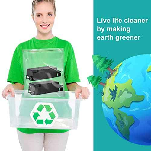SG400 Waste Collection Unit for Sawgrass Virtuoso SG400 SG500 SG1000 SG800 Ricoh GC41 Printer (2 Packs)
