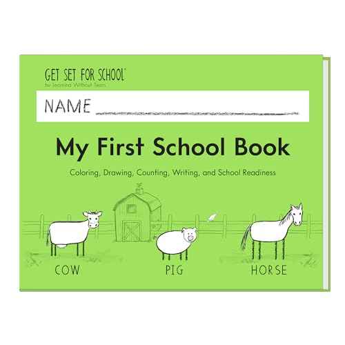 Learning Without Tears - My First School Book Student Activity Workbook, Get Set for School Program - Pre-K, Ages 4+, Pre-Writing, Elementary School Readiness - for School or Home Use - MFSB-20