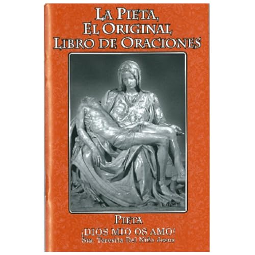 Spanish Pieta Prayer Book - Catholic Devotions & Rosary, 6 Inch Compact