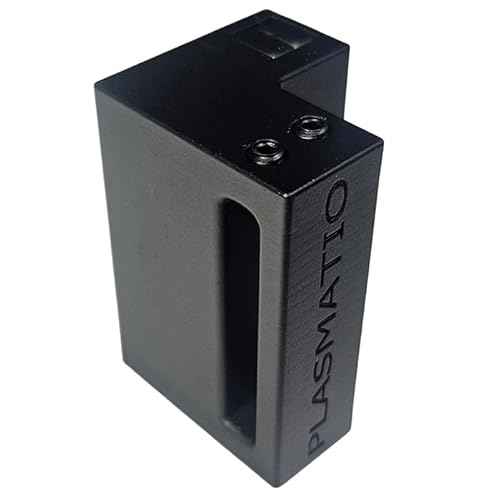 Plasmatio Universal Magnetic Door Stop for Interior Barn Door Rails, Black
