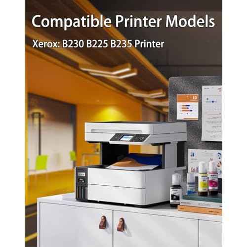 K-ZIN B230 B225 B235 013R00691 Drum Unit Compatible with Xerox B225 B225dni B230 B230dni B235 B235dni Printer Drum Cartridge Drum Unit Imaging Drum Black-Replaces B230 Toner Cartridge | 12,000 Pages