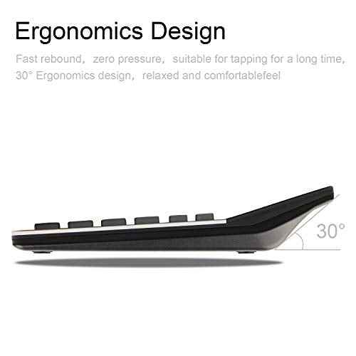Large Electronic Calculator Counter Solar & Battery Power 12 Digit Display Multi-Functional Big Button for Business Office School Calculating (1 x Calculator)