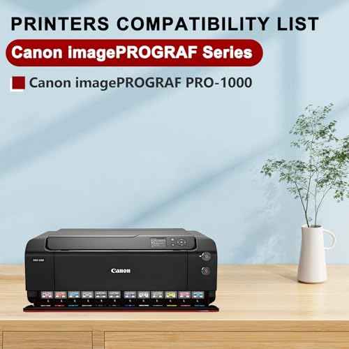 PFI-1000 Ink Cartridge PFI-1000 R Compatible with Canon imagePROGRAF PRO 1000 Printer PFI1000 Ink Tank (1-Pack, Red)