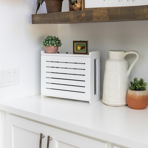 WiFi Router Storage Cabinet Box Hider Shelf Cover