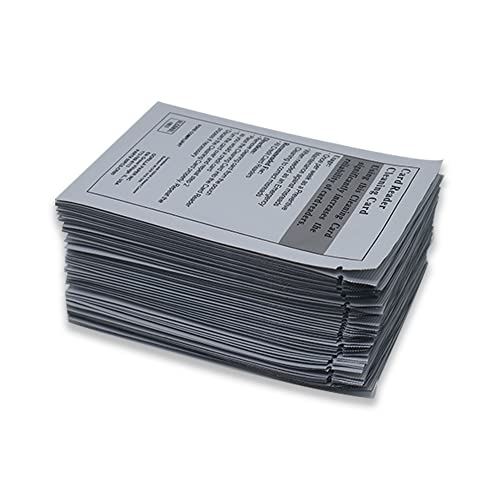 Gorilla Supply Credit Card Cleaning Cards 3.375 x 2.125 Inches, 50 Pack, Dual-Side, Alcohol-Free Magnetic & Optical Reader Maintenance