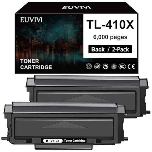TL-410 TL-410X Toner Cartridge Compatible for Pantum M7102DW Toner TL-410X TL-410H TL-410 for M7102DW P3012DW M6800FDW M7100DW M7200FDW M6802FDW M7102DN M7202FDW Printer High Yield 6,000 Pages 2 Pack