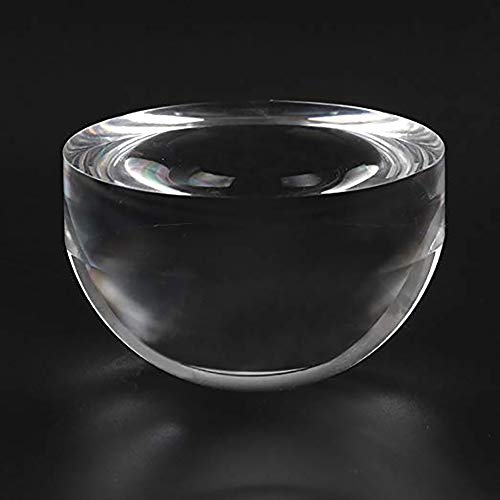 BIJIA 95mm Acrylic Paperweight Magnifying Dome - Hand-Free Reading & Decor