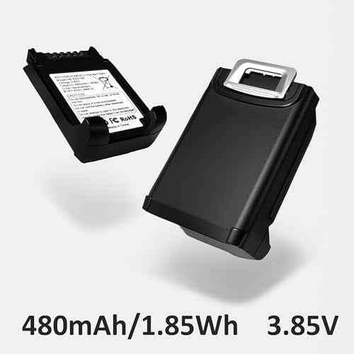 E EGOWAY RS5100 Replacement Battery, Compatible with Zebra RS51 RS5100 RS51B0 RS51C0 Ring Scanner, for BT-000398 BTRY-RS51-7MA-01 BTRY-RS51-4MA-01 480mAh/3.85V