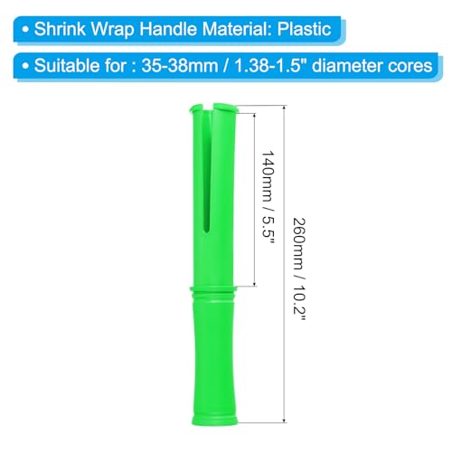 PATIKIL 10inch Shrink Wrap Handle, 2 Pcs Stretch Dispenser Film Small