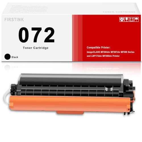 Compatible High-Yield 072 Black Toner Cartridge Replacement for Canon CRG072 Toner imageCLASS MF284dw MF287dw MF280 Series and LBP172dw MF289dw Printer (1-Pack)